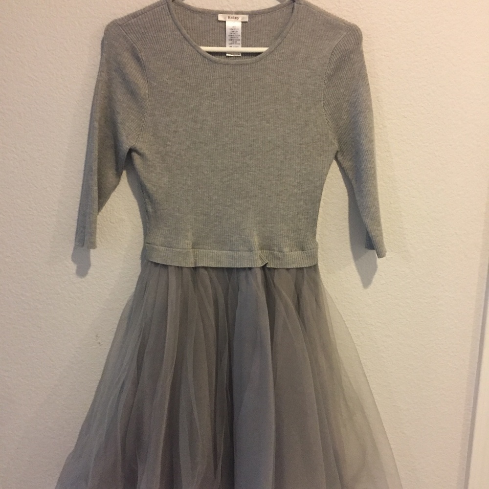 Grey tool dress